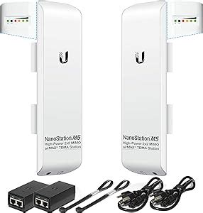 Amazon Pre Configured Bundle Of 2 Ubiquiti AirMAX NanoStation 5AC