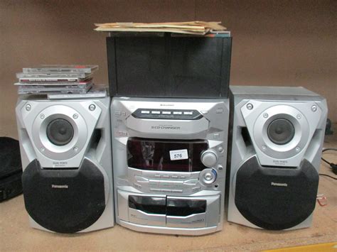 Panasonic Sa Ak Scd Changer Hifi System Complete With Quantity Of Cds