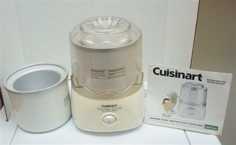 CUISINART Ice Cream Maker, Ice Cream And Frozen Yogurt, 40% OFF