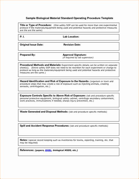 30 Standard Operation Procedure format – Tate Publishing News