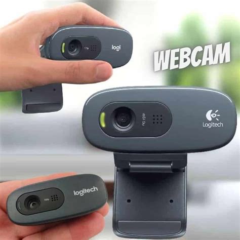 Webcam Hd Logitech C Microfone Embutido E Mp Para Chamadas E