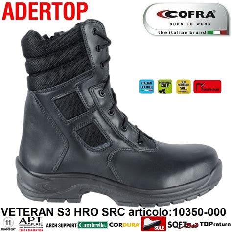 Scarpe Antinfortunistiche COFRA Linea ADERTOP Tipo Ranger Modello