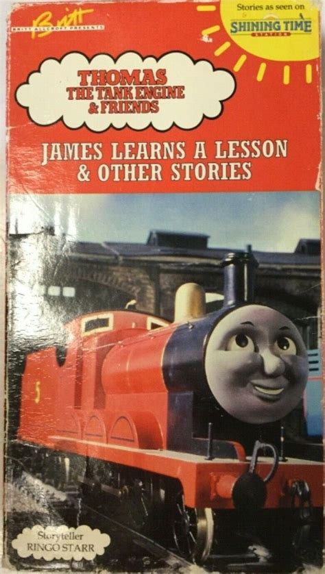 Mavin | Thomas The Tank Engine & Friends James Learns A Lesson VHS Tape Ringo Starr