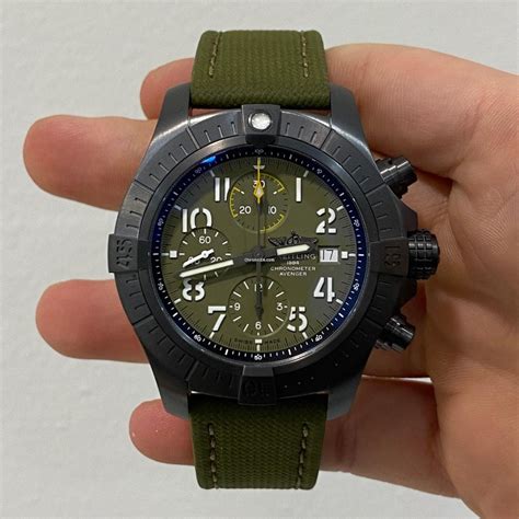 Breitling Avenger Chronograph Night Mission Mm Green Dial For S