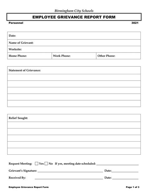 Free Printable Grievance Letter Templates Pdf Word Tips Examples