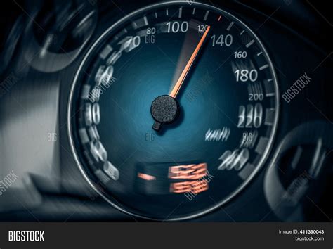 Speedometer Modern Car Image And Photo Free Trial Bigstock