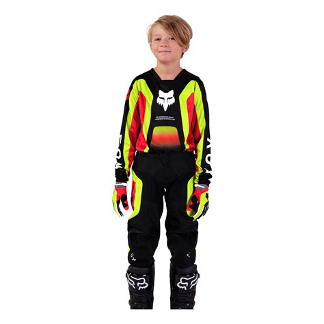 Bluza Cross Dzieci Ca Fox Junior Ballast Black Red Czarny Czerwony