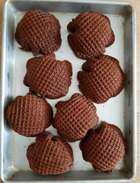 A Chocolate Waffle Cone Recipe Or Make Bowls Baking Sense®