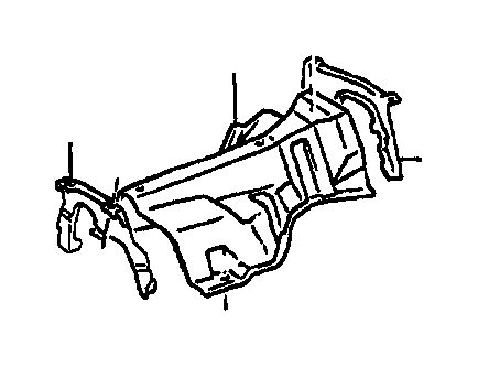 Lexus Rx Fuel Tank Shield Bracket Upper Body