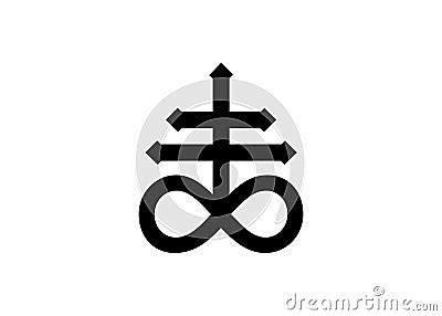 Satan S Cross Leviathan Cross Alchemical Symbol For Sulphur