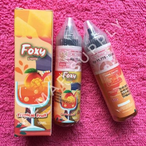 Jual Foxy Liquid Tropical Fruit 15ml Salt Nic By Indo Brew Druga Foxy