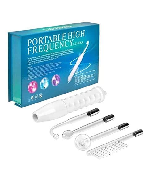 4beauty Therapy High Frequency Machine Electric Therapy Device Portable Handheld Electrotherapy