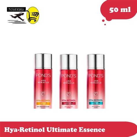 Jual Ponds Age Miracle Hya Retinol Ultimate Essence Ml Shopee Indonesia