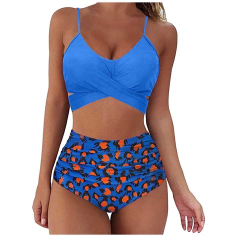 Jacenvly 2024 Plus Size Bikini Swimsuits For Women Clearance Soft