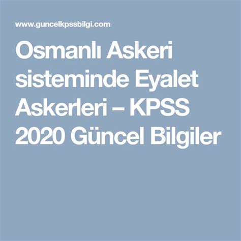 Osmanlı Eyalet Askerleri