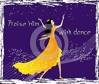 Praise Him With Dance Stock Vector - Image: 40098989