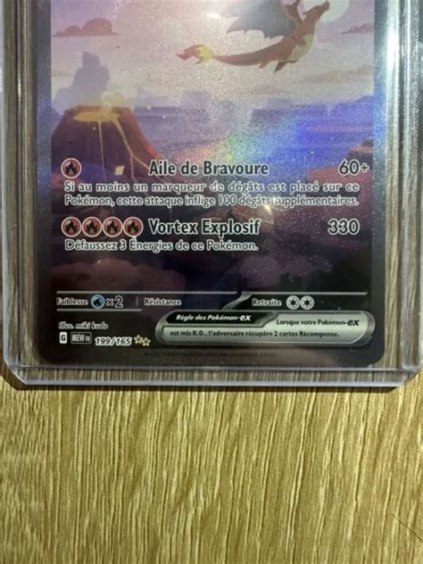 CARTE POKEMON DRACAUFEU EX Alternative Alt Full Art FR 151 EV3 5 199