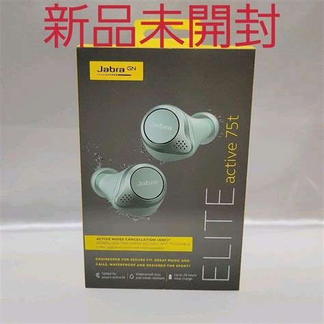 32％割引グレイ系安いそれに目立つ 【希少】jabra ワイヤレスイヤホン Elite Active 75t ミント イヤフォン オーディオ