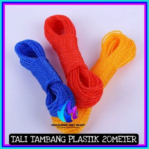 Jual Tali Tampar Meter Tali Tambang Plastik Tali Jemuran Tali Ikat