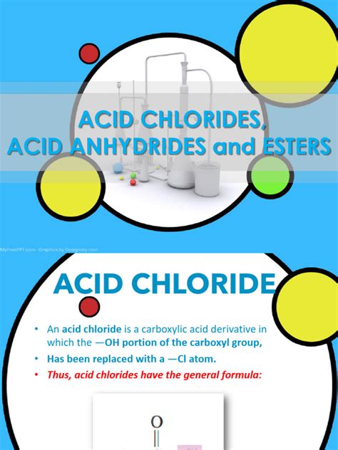 Chem111 Week 16 Acid Chlorides Acid Anhydrides And Esters 1 Pdf