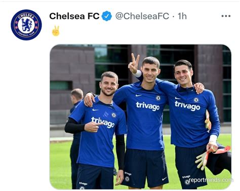 Chelsea Shares Selfie Pose Of Mason Mount Kepa Arrizabalaga And Kai