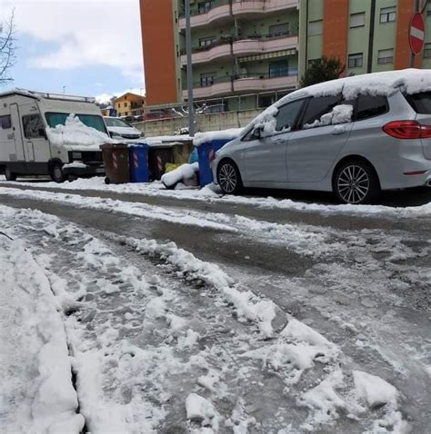 Teramo Ghiaccio Sulle Strade L Operato Del Comune E Le Polemiche FOTO