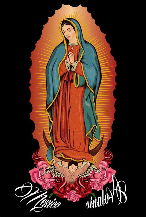 Virgen De Guadalupe Phone Wallpapers Wallpaper Cave