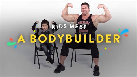 Kids Meet a Body Builder | Kids Meet | HiHo Kids - Muscle Growth