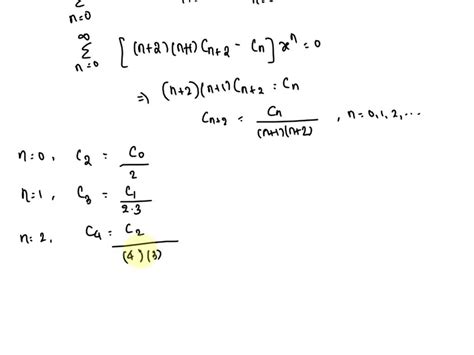 Solved For The Differential Equation Below Find Two Linearly