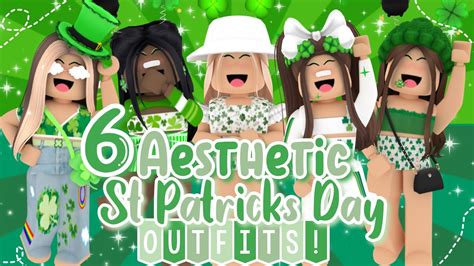 Aesthetic St Patrick S Day Outfits For Roblox With Codes Links 🍀 Xcandyc0rex Youtube