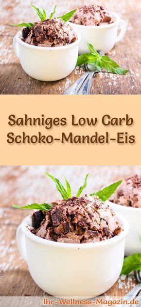 Low Carb Schoko Mandel Eis Selber Machen Gesundes Eis Rezept Schoko