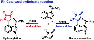 Rhodium Iii Catalyzed Ch Activation At The C Position Of Indole