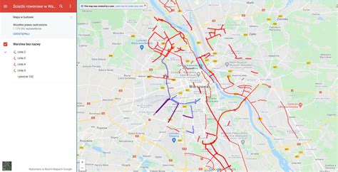 Ranking najlepszych ścieżek rowerowych w Warszawie top 8 Park4bike