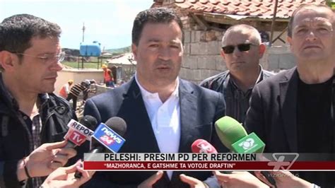 Peleshi Presim PD në për reformën News Lajme Vizion Plus video