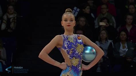 Dina Averina 2016 Ball 2 Ef World Cup Espoo Averinatwins