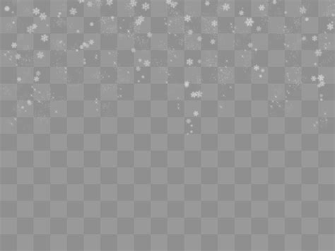 Transparent Background Of Snowfalls In Winter Time Snowfall