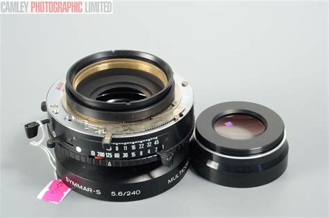 Schneider Symmar-S 240mm f5.6 MC Lens. Calibration Cert. Graded: LN