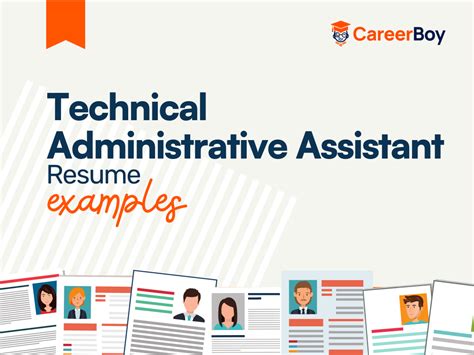 Technical Administrative Assistant Resume Example 4 Templates