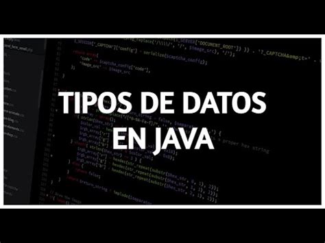 Tipos De Datos En Java Aprende A Programar En Java Desde CERO Curso