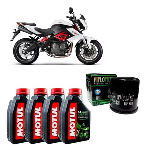 Kit Service Benelli Tnt Filtro Motul Fas