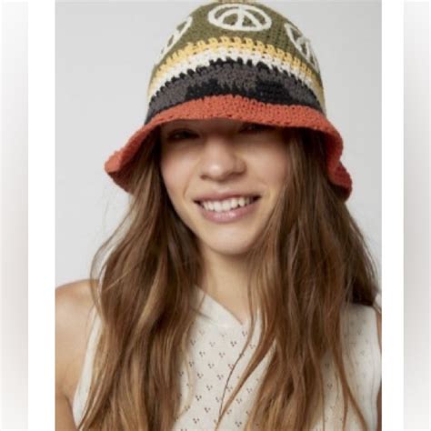 Urban Outfitters Accessories New Uo Ohsosoft Bucket Hat Crochet