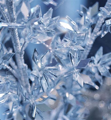 Winter background with ice crystals Stock Photo by ©seastudio 89174284