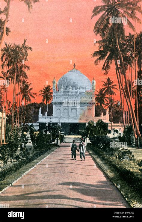 Tomb of Tippu Sultan and Haidar Ali, Mysore, India, 1880-1890. Artist ...