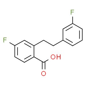 4 Fluoro 2 2 3 Fluoro Phenyl Ethyl Benzoic Acid CAS 2987082 19 7