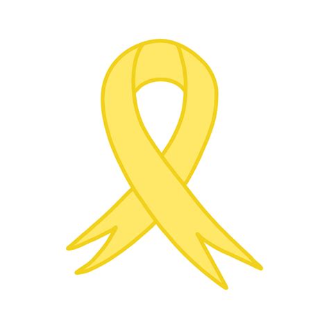 Gold Ribbon Awareness 14967991 PNG