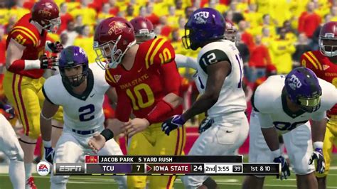 Ncaa Football Season Tcu Horned Frogs Vs Iowa State