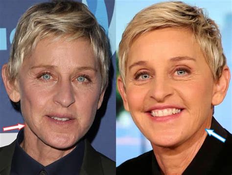 Ellen Degeneres With And Without Makeup - Mugeek Vidalondon