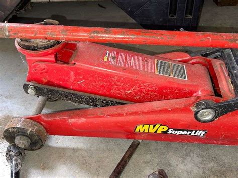 Mvp Super Lift Lb Hydraulic Service Jack W Lug Wrenches