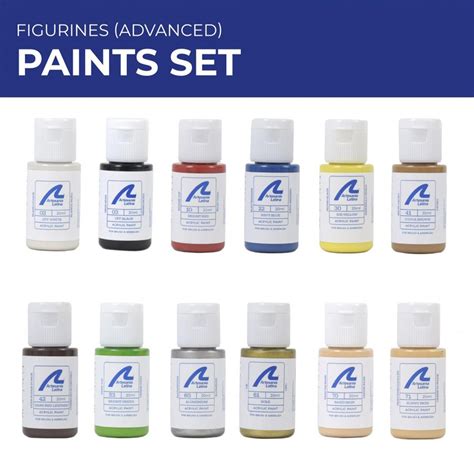Artesania Latina Advanced Figurines Paint Set Of For F PACK