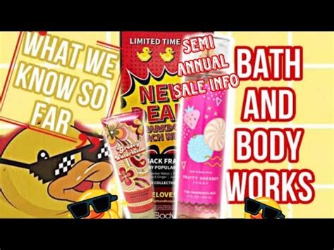 Bath And Body Works Semi Annual Sale Dates Info Bathandbodyworks